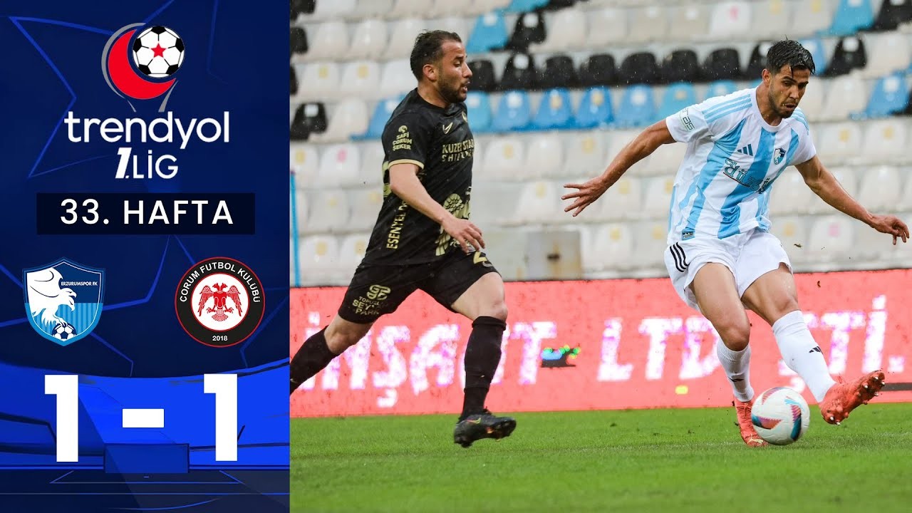 #ไฮไลท์ฟุตบอล [ เอร์ซูรุมสปอร์ 1 - 1 โครัม เอฟเค ] ตุรกี ดิวิชั่น2 2025/10.4.68