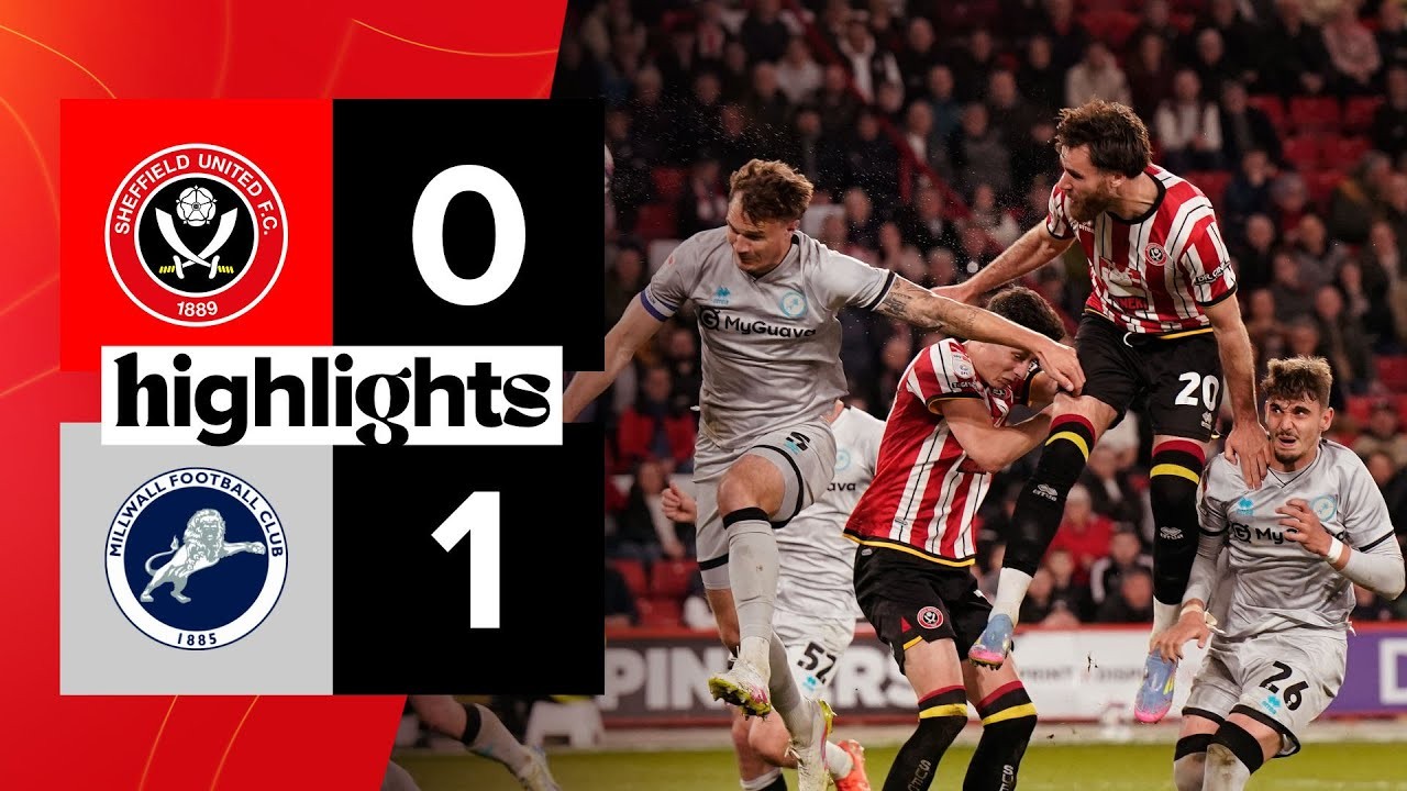 #ไฮไลท์ฟุตบอล [ เชฟฟิลด์ ยูไนเต็ด 0 - 1 มิลล์วอลล์ ] เดอะแชมเปี้ยนส์ชิพ อังกฤษ 2025/9.4.68