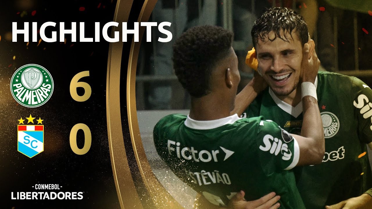 #ไฮไลท์ฟุตบอล [ พัลไมรัส 6 - 0 สปอร์ติ้ง คริสตัล ] โคปา ลิเบอร์ตาดอเรส 2025/29.5.68